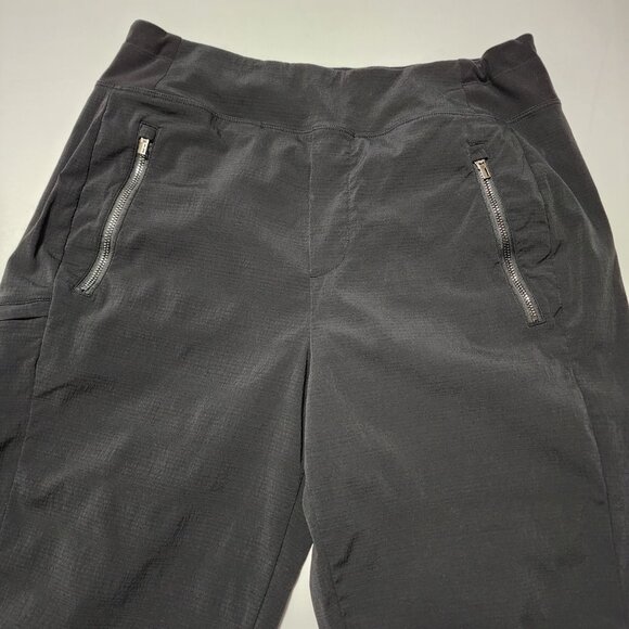 Athleta Black Pull On Water Resistant Trekkie North Joggers - Picture 5 of 7